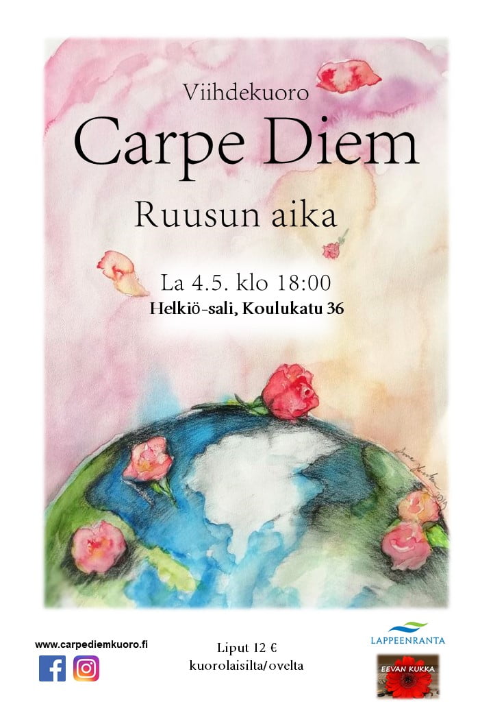 Kevätkonsertti Ruusun aika - Viihdekuoro Carpe Diem